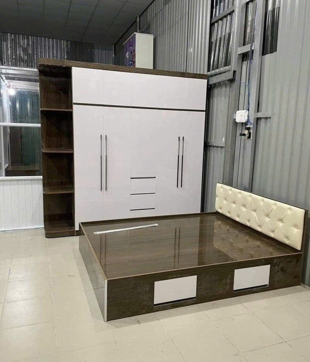 Combo Giường Ngủ Nhựa Vincoplast Mẫu 002