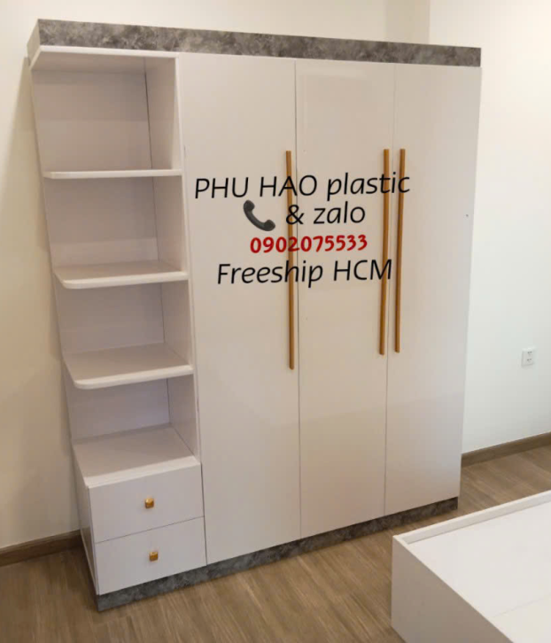Combo Giường Ngủ Nhựa Vincoplast Mẫu 009