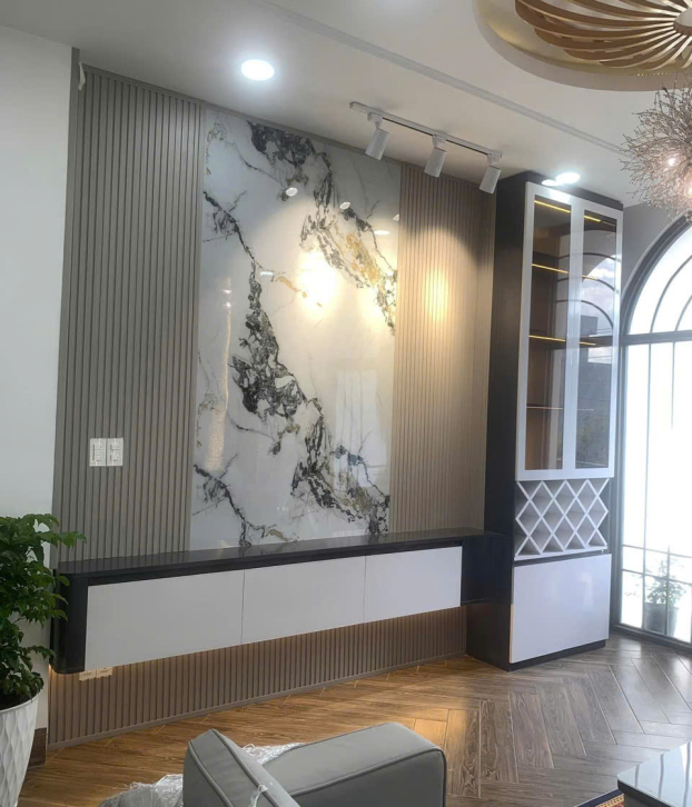 Kệ Tivi Vách Tivi Mẫu 008