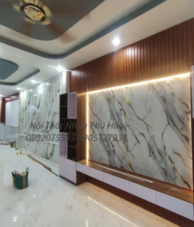 Kệ Tivi Vách Tivi Mẫu 011
