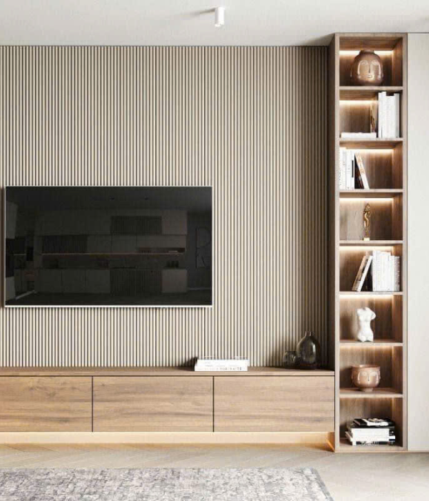 Kệ Tivi Vách Tivi Mẫu 012
