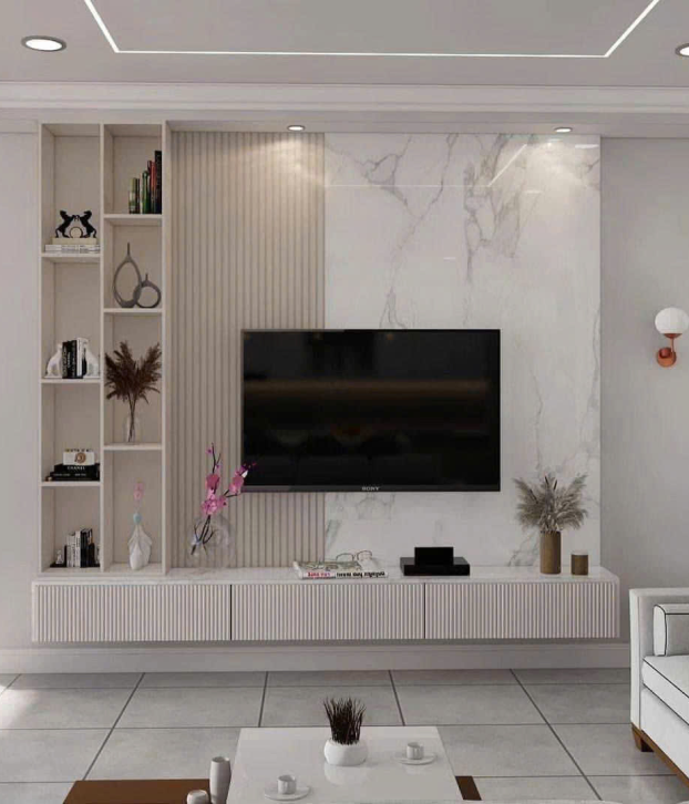 Kệ Tivi Vách Tivi Mẫu 017