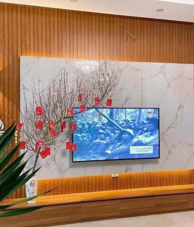 Kệ Tivi Vách Tivi Mẫu 045