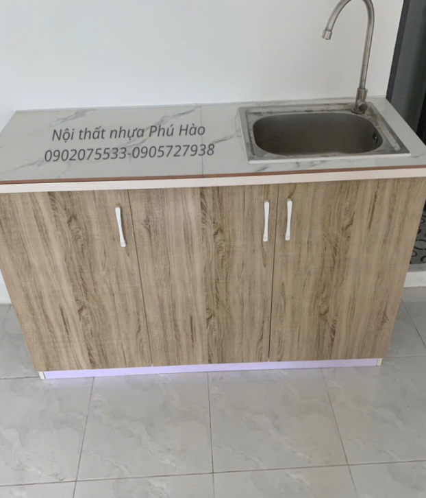 Tủ Bếp Mini Sẵn Bồn Rửa Mẫu 005