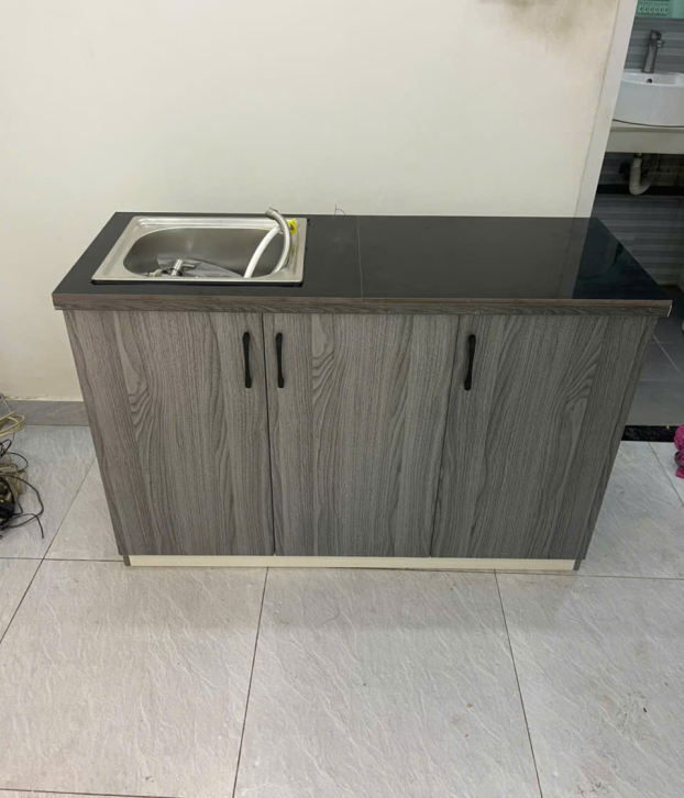 Tủ Bếp Mini Sẵn Bồn Rửa Mẫu 017