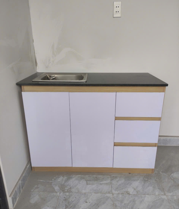 Tủ Bếp Mini Sẵn Bồn Rửa Mẫu 023