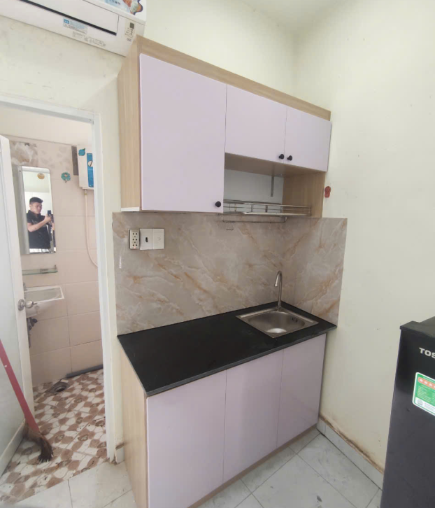 Tủ Bếp Mini Sẵn Bồn Rửa Mẫu 025