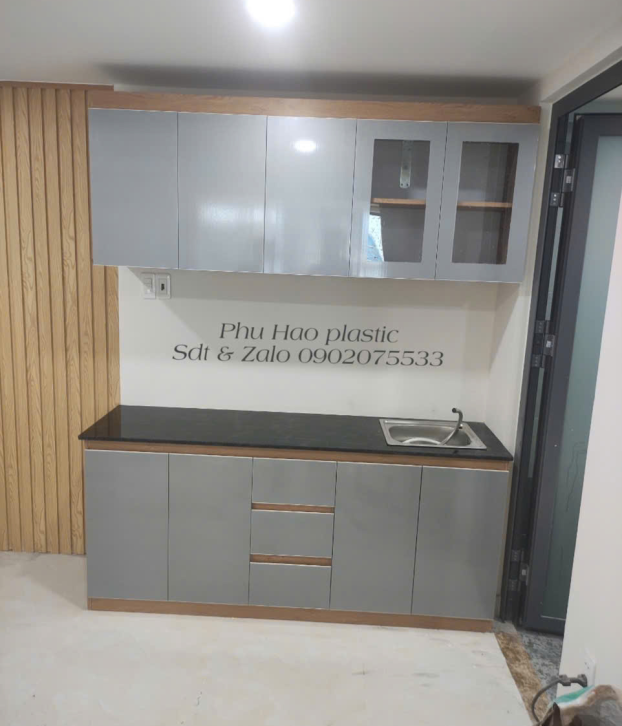 Tủ Bếp Mini Sẵn Bồn Rửa Mẫu 029