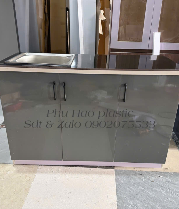 Tủ Bếp Mini Sẵn Bồn Rửa Mẫu 031