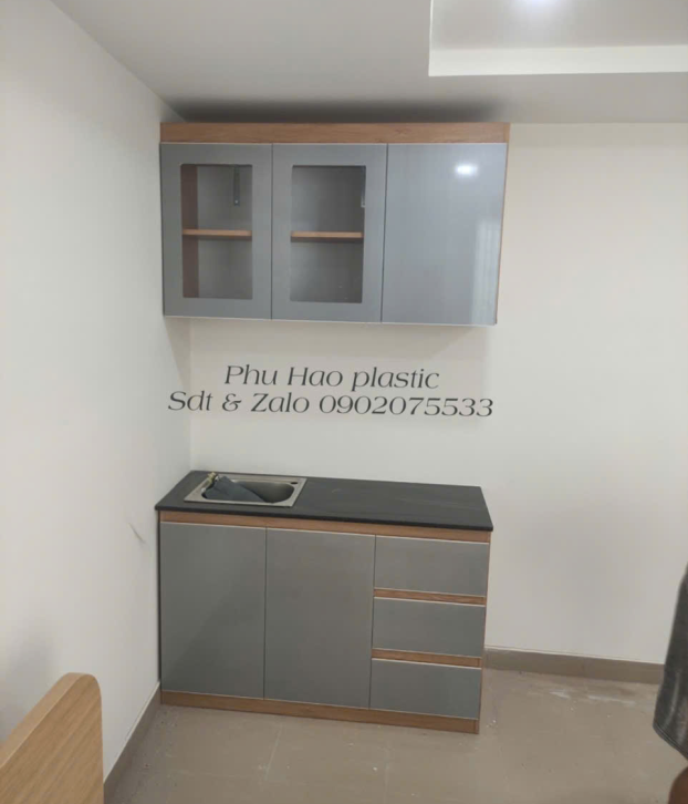 Tủ Bếp Mini Sẵn Bồn Rửa Mẫu 034