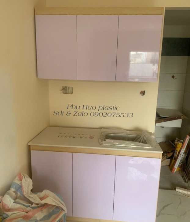 Tủ Bếp Mini Sẵn Bồn Rửa Mẫu 035