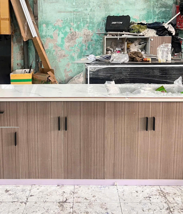 Tủ Bếp Mini Sẵn Bồn Rửa Mẫu 045