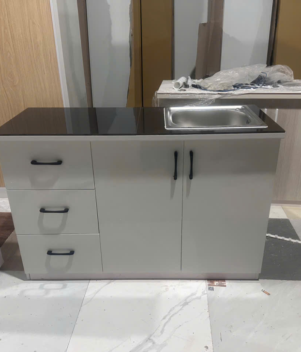 Tủ Bếp Mini Sẵn Bồn Rửa Mẫu 072