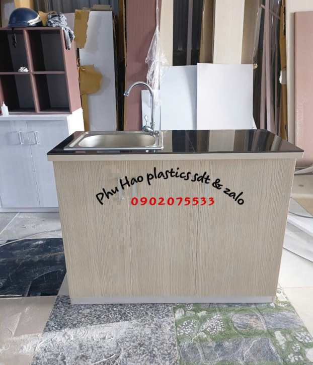 Tủ Bếp Mini Sẵn Bồn Rửa Mẫu 073