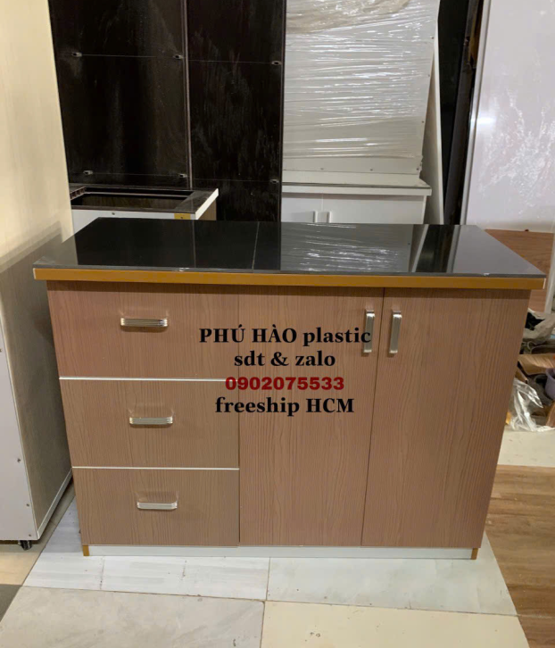 Tủ Bếp Mini Sẵn Bồn Rửa Mẫu 101
