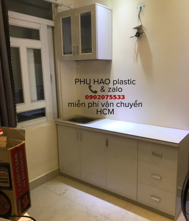 Tủ Bếp Mini Sẵn Bồn Rửa Mẫu 112