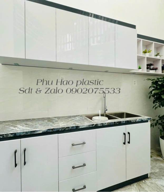 Tủ Bếp Nhựa Đài Loan Mẫu 028