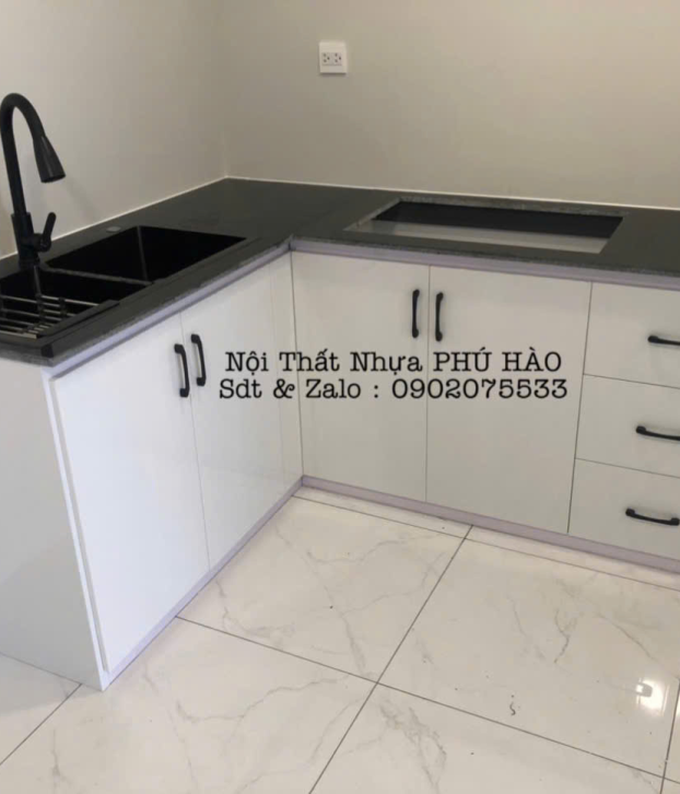 Tủ Bếp Nhựa Đài Loan Mẫu 037