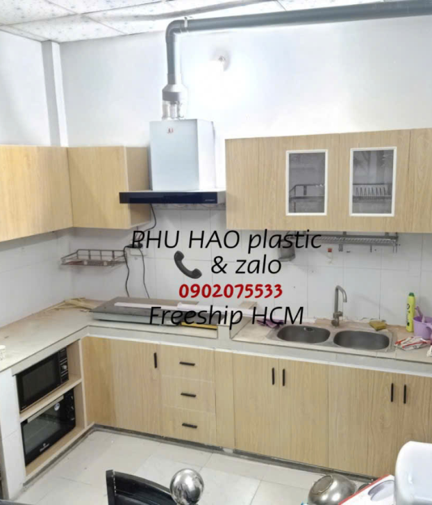 Tủ Bếp Nhựa Đài Loan Mẫu 060