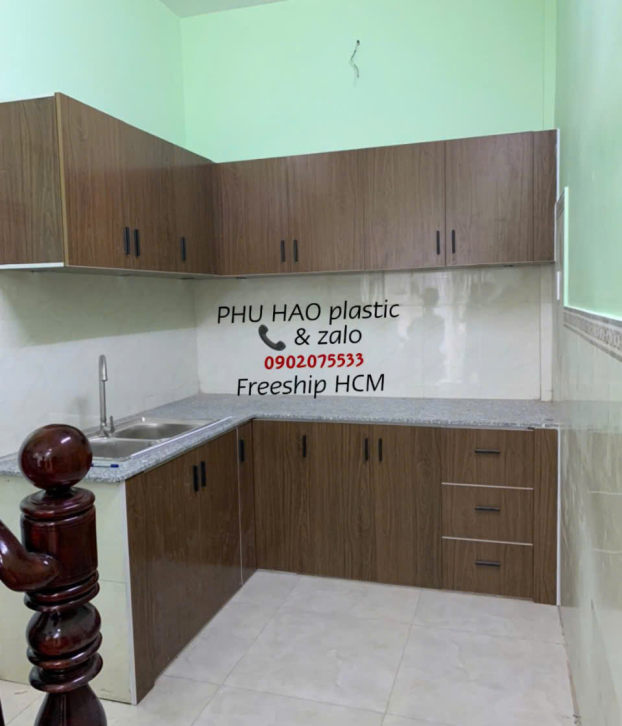Tủ Bếp Nhựa Đài Loan Mẫu 061
