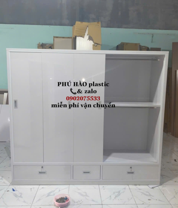 Tủ Quần Áo Nhựa Đài Loan Mẫu 063