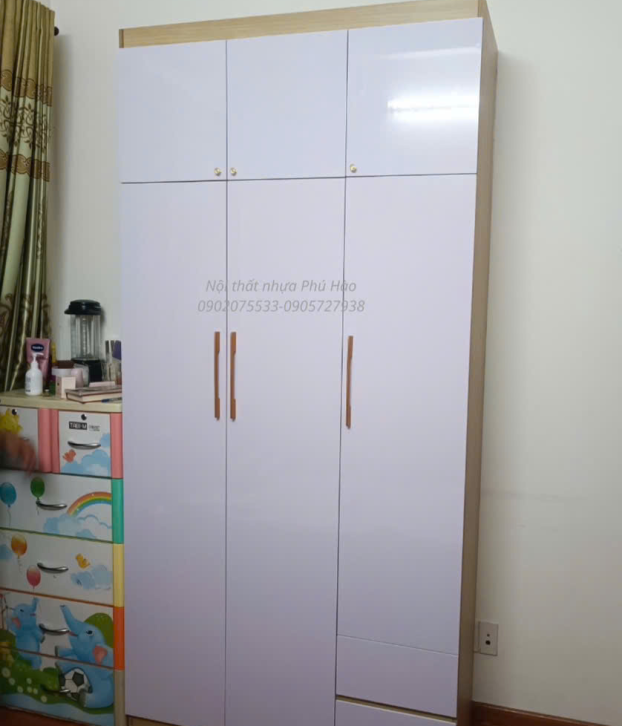 Tủ Quần Áo Nhựa Vincoplast Mẫu 004