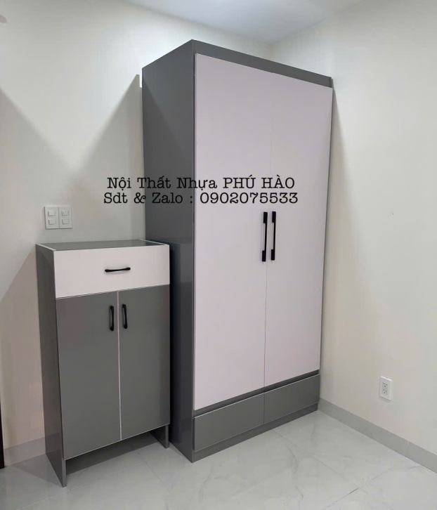Tủ Quần Áo Nhựa Vincoplast Mẫu 045