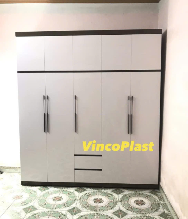 Tủ Quần Áo Nhựa Vincoplast Mẫu 054