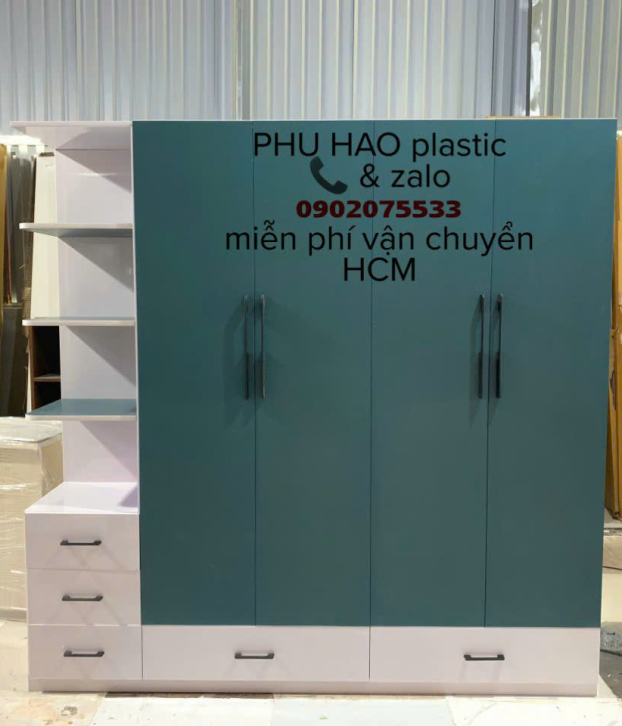 Tủ Quần Áo Nhựa Vincoplast Mẫu 055