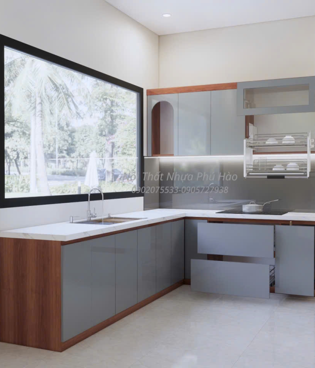 Tủ Bếp Vincoplastic Mẫu 006